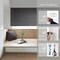 Cordless Blackout Pleated Fabric Shade Window Blind Sun UV Half Blind Roller
